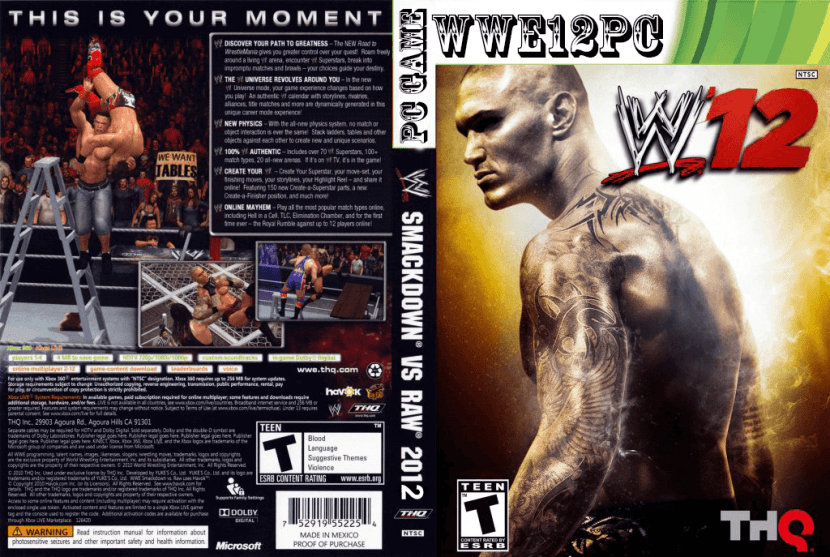 WWE 12 PC Game Download Free