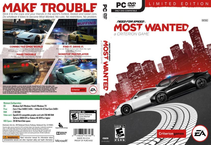 Need For Speed Most Wanted 2 PC Game Free Download By worldofpcgames.com