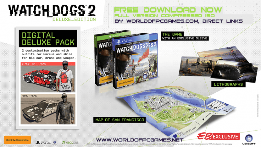 Watch Dogs 2 Free Download PC Game ISO By worldofpcgames.com