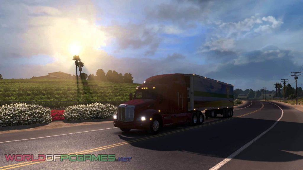 American Truck Simulator 2016 Free Download Latest PC Game By worldofpcgames.com