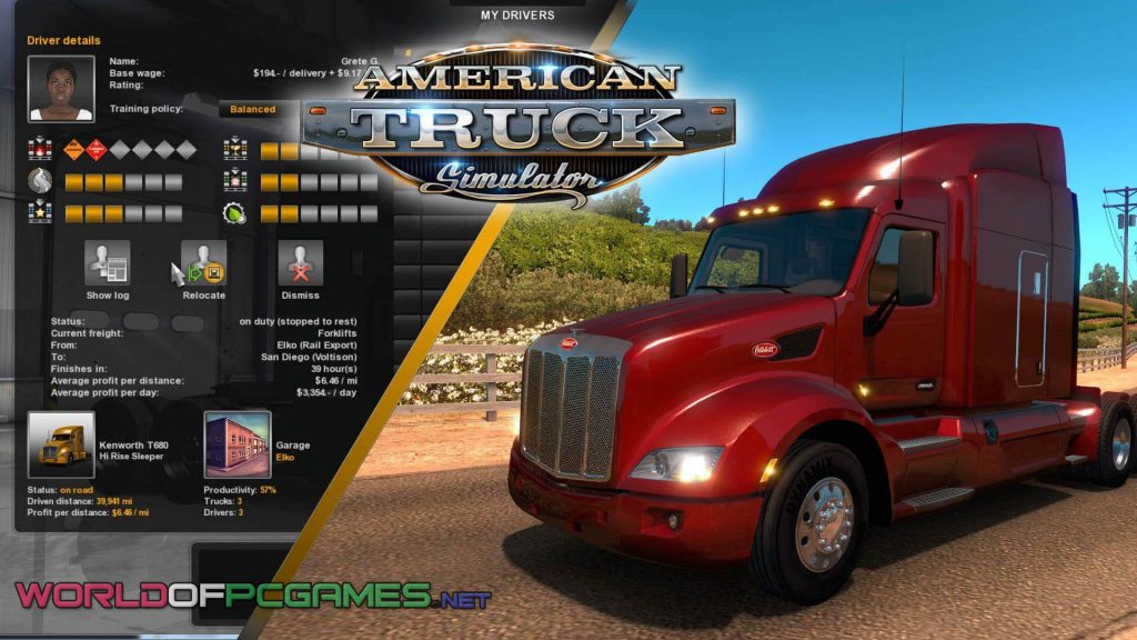 American Truck Simulator 2016 Free Download Latest PC Game By worldofpcgames.com