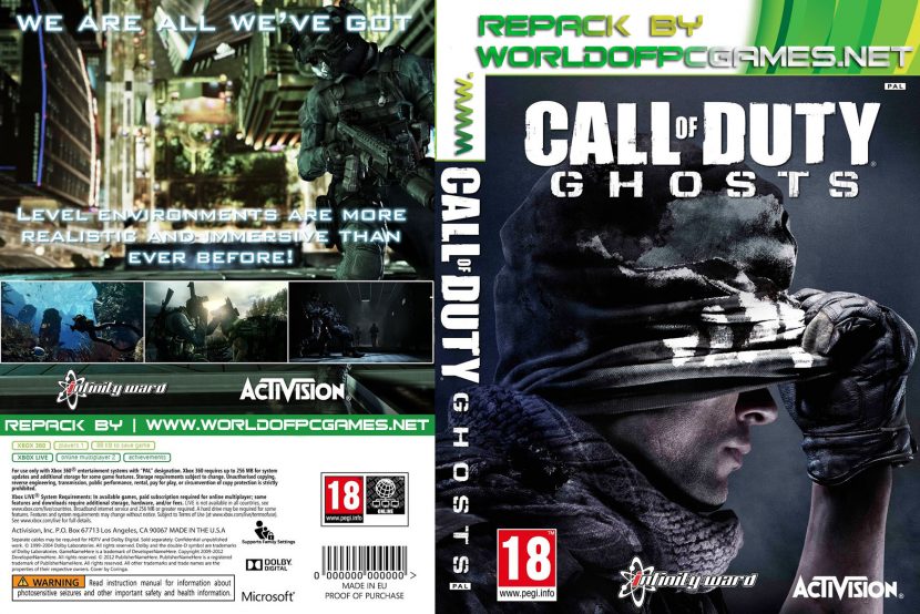 Call Of Duty Ghosts Free Download PC Game Cover By worldofpcgames.com