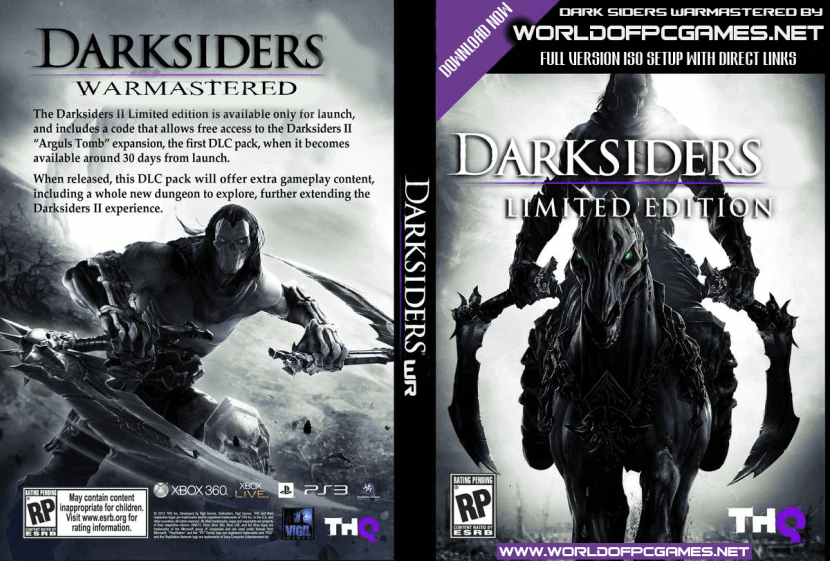 Darksiders Warmastered Free Download PC Game ISO By worldofpcgames.com