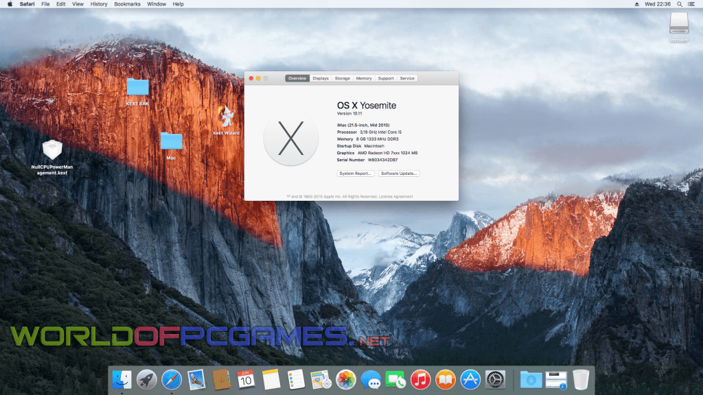 Mac OS X El Capitan Free Download ISO DMG 10.11.1 InstallESD By worldofpcgames.com