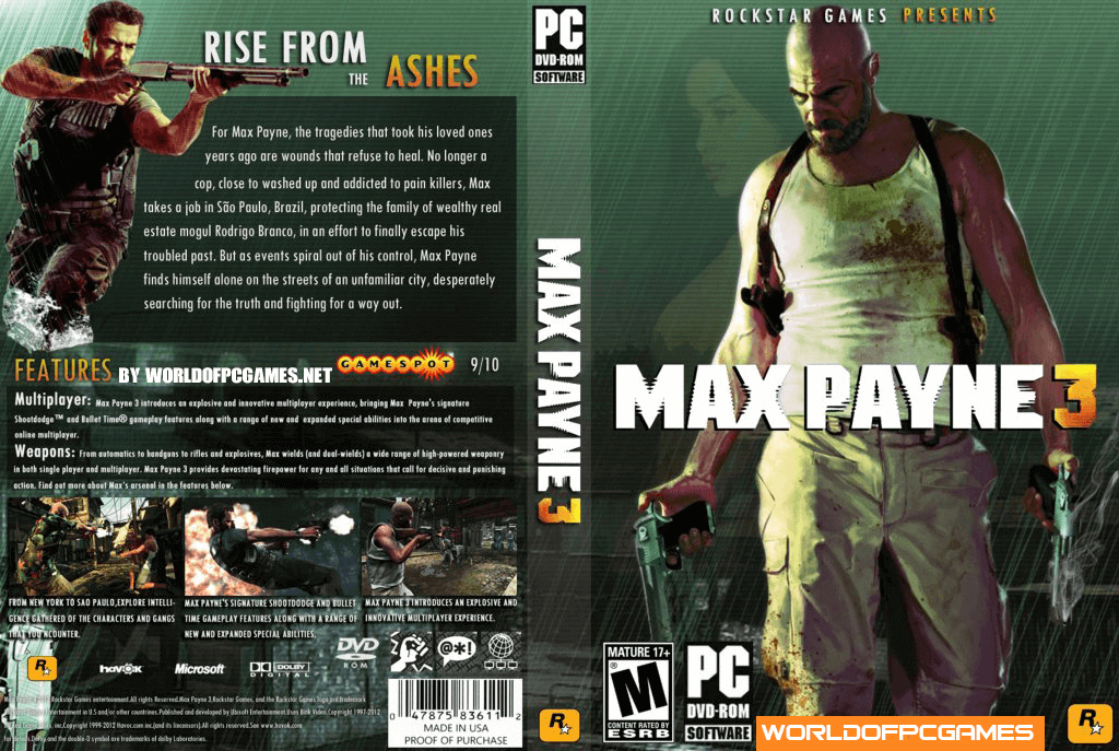 Max Payne 3 Free Download PC Game ISO By worldofpcgames.com