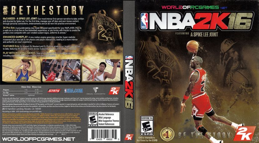 NBA 2K16 Free Download PC Game Full Version By worldofpcgames.com