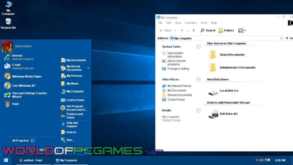 Windows XP Professional SP3 Free Download Latest Full ISO Bootable By worldofpcgames.com