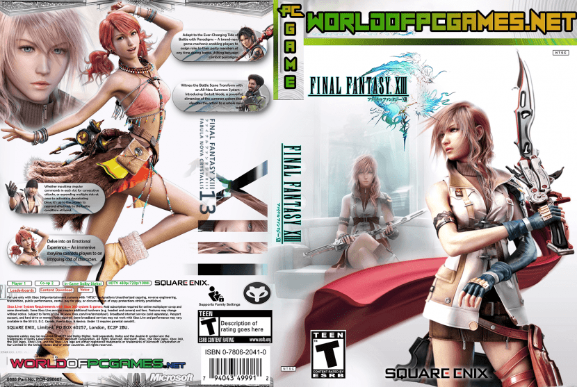 Final Fantasy XIII Free Download Free Download PC Game By worldofpcgames.com