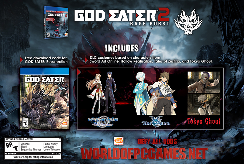 God Eater 2 Rage Burst Free Download PC Game By worldofpcgames.com