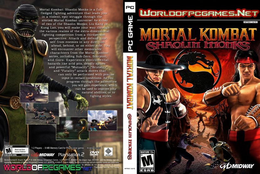 Mortal Kombat Shaolin Monks Free Download PC Game By worldofpcgames.com