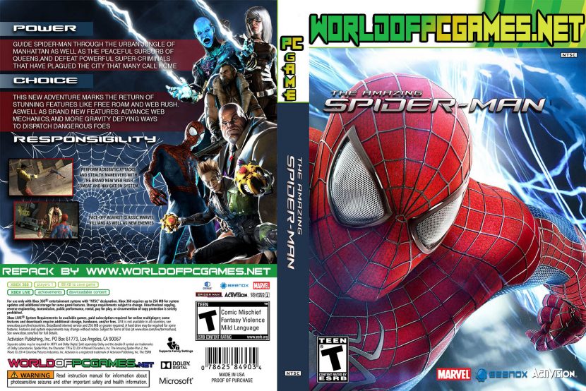 The Amazing Spider Man Free Download PC Game By worldofpcgames.com