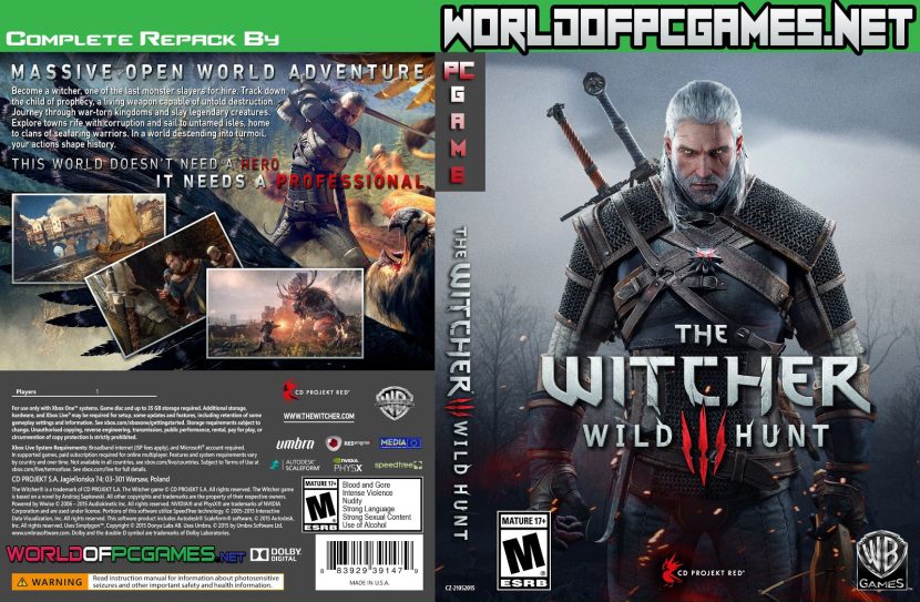 The Witcher 3 Wild Hunt Free Download PC Game By worldofpcgames.com