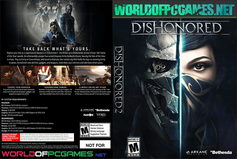 Dishonored Free Download PC Game Multiplayer By worldofpcgames.com