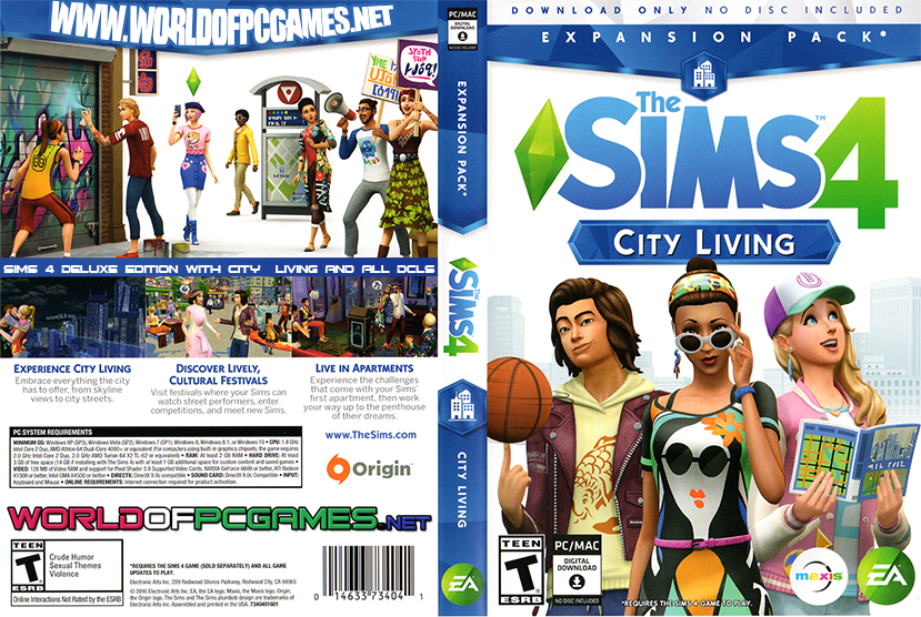 The Sims 4 Deluxe Edition Free download With City Living And All DLC By worldofpcgames.com