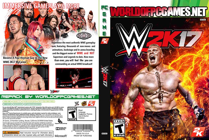 WWE 2K17 Free Download PC Game By worldofpcgames.com