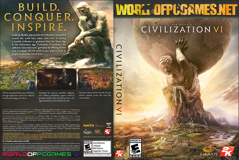 Sid Meier's Civilization VI Free Download Multiplayer PC Game By worldofpcgames.com