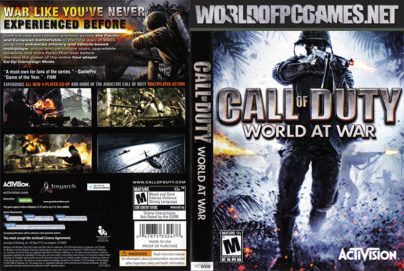 Call Of Duty World At War Free Download PC Game By worldofpcgames.com