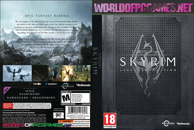 The Elder Scrolls V Skyrim Free Download PC Game By worldofpcgames.com