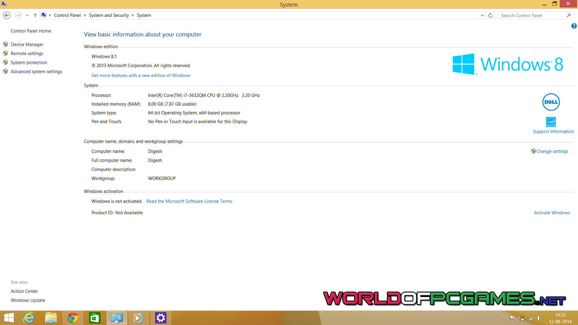 Windows 8 Activator Free Download By worldofpcgames.com