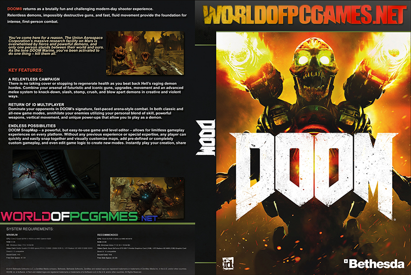 Doom Free Download Repack By worldofpcgames.com