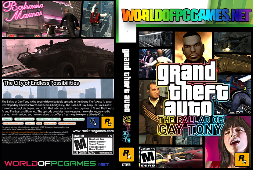 GTA The Ballad Of Gay Tony Free Download By worldofpcgames.com