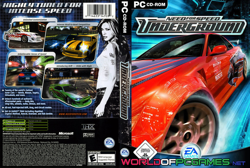 Need For Speed Underground Free Download PC Game By worldofpcgames.com