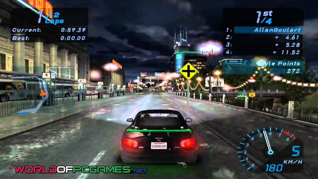 Need For Speed Underground Free Download PC Game By worldofpcgames.com