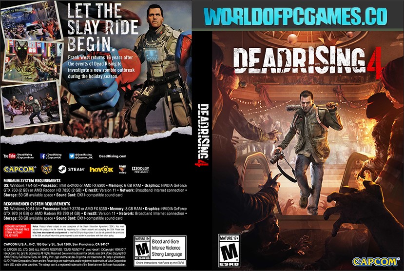 Dead Rising 4 Free Download PC Game By worldofpcgames.com