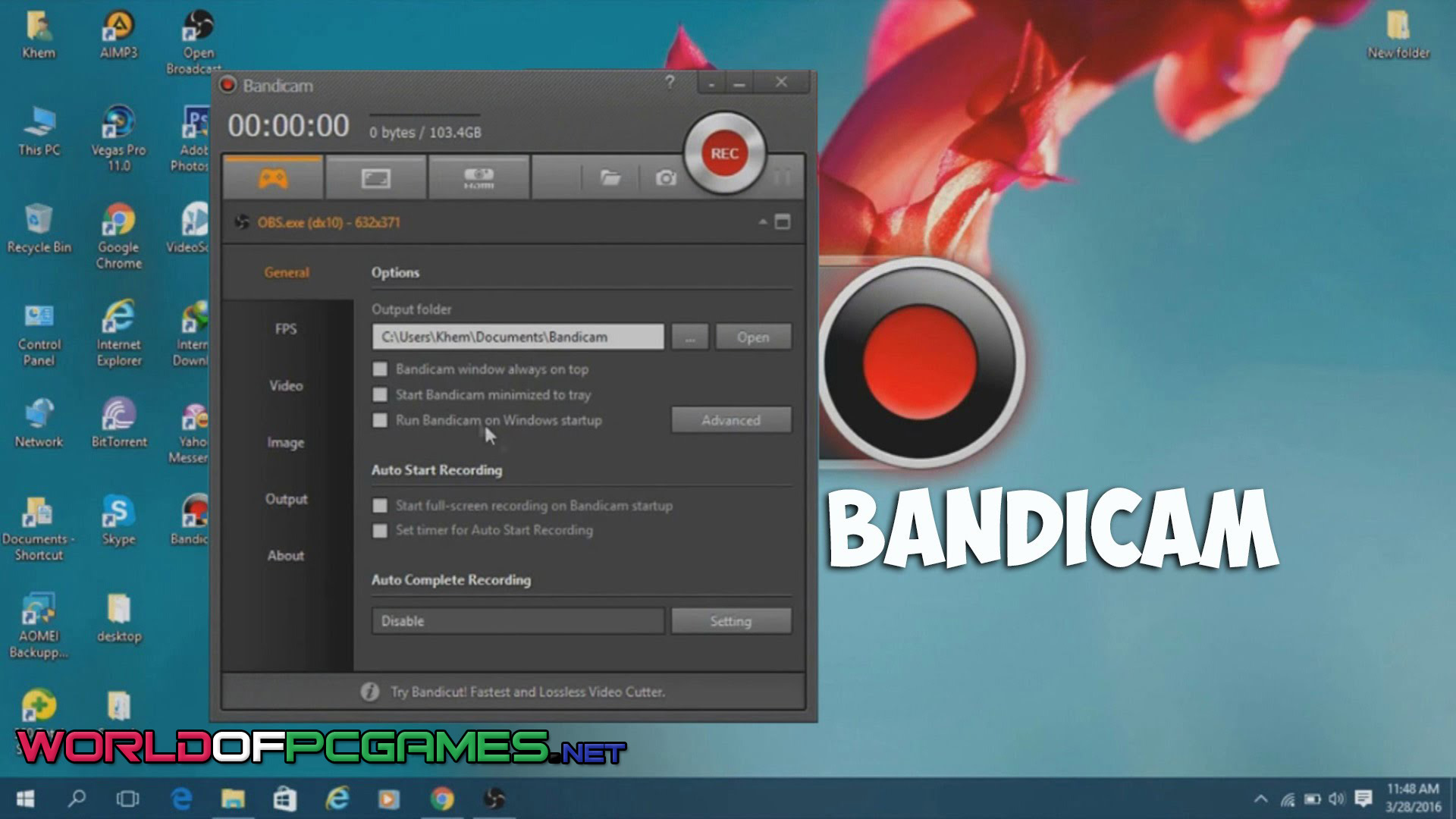 Bandicam Free Download Latest By worldofpcgames.comm