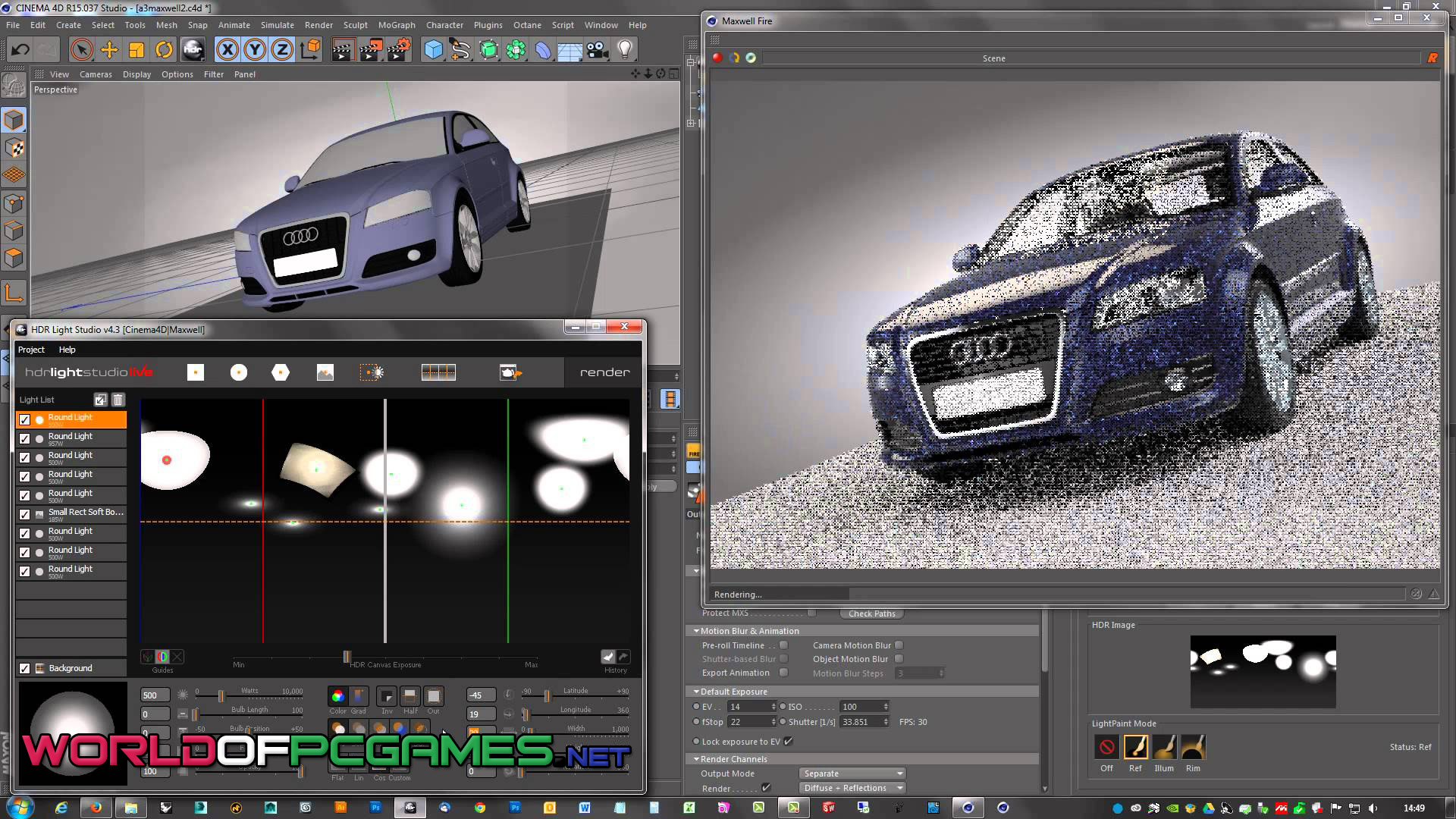 Cinema 4D Studio R19 Free Download Software By worldofpcgames.comm