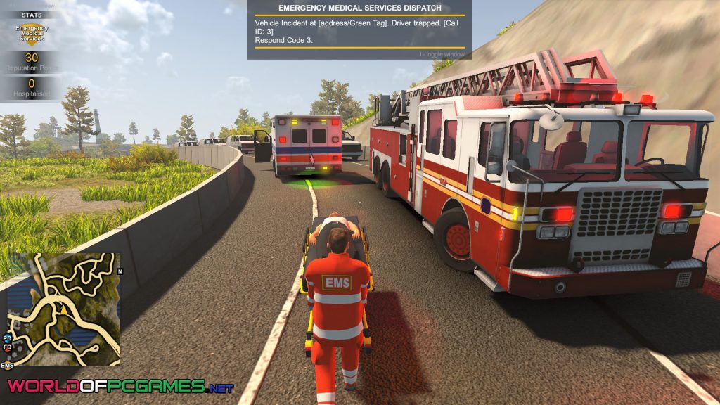 Flashing Lights Police Fire EMS Free Download By worldofpcgames.comm