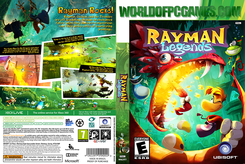 Rayman Legends Free Download PC Game By worldofpcgames.comm