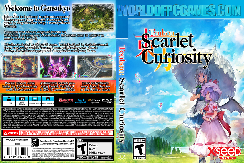 Touhou Scarlet Curiosity Free Download PC Game By worldofpcgames.comm