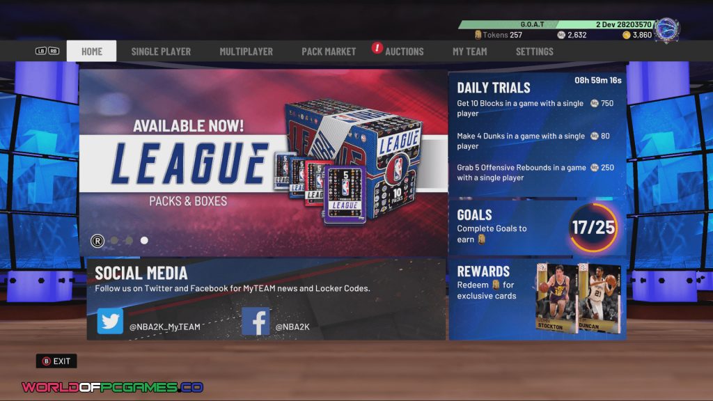 NBA 2K19 Free Download PC Game By worldofpcgames.com