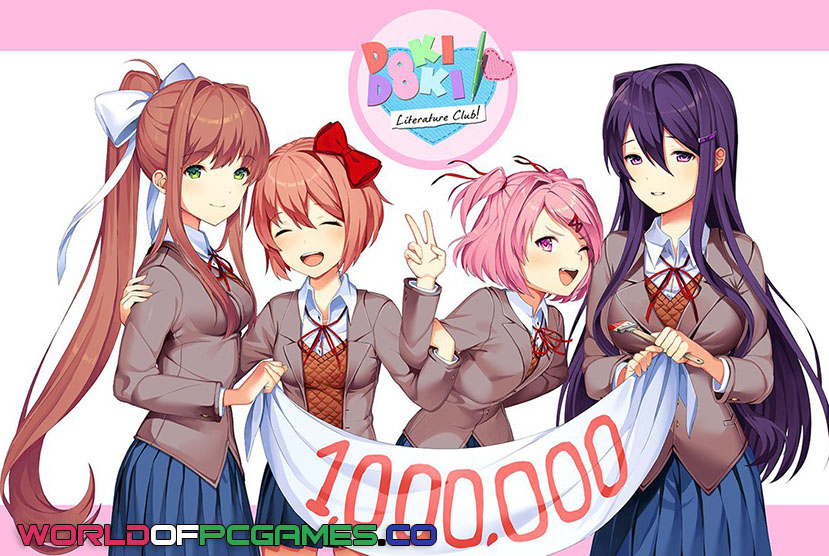 Doki Doki Literature Club Free Download PC Game By worldofpcgames.com