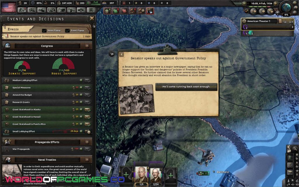 Hearts Of Iron IV Man The Guns Free Download PC Game By worldofpcgames.com