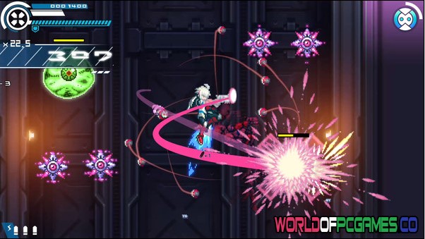 Gunvolt Chronicles Luminous Avenger iX Free Download By worldofpcgames.com