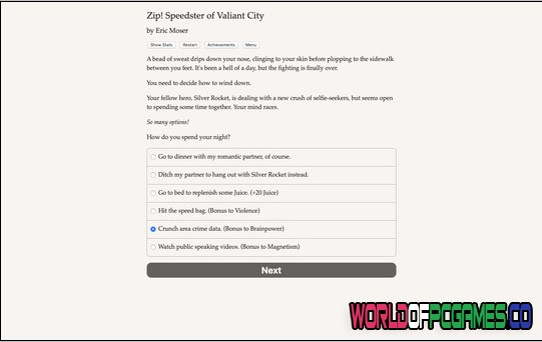 Zip Speedster of Valiant City Free Download PC Game By worldofpcgames.com