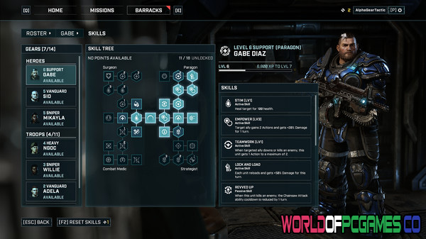 Gears Tactics Free Download PC Game By worldofpcgames.com