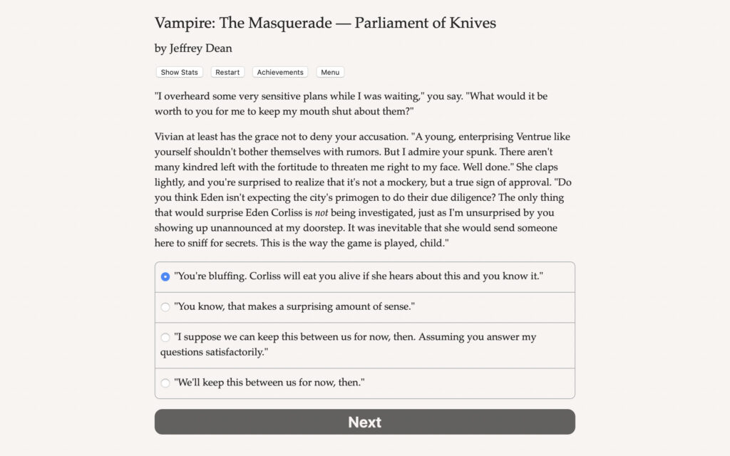 Vampire The Masquerade Parliament of Knives Free Download By worldofpcgames.comm