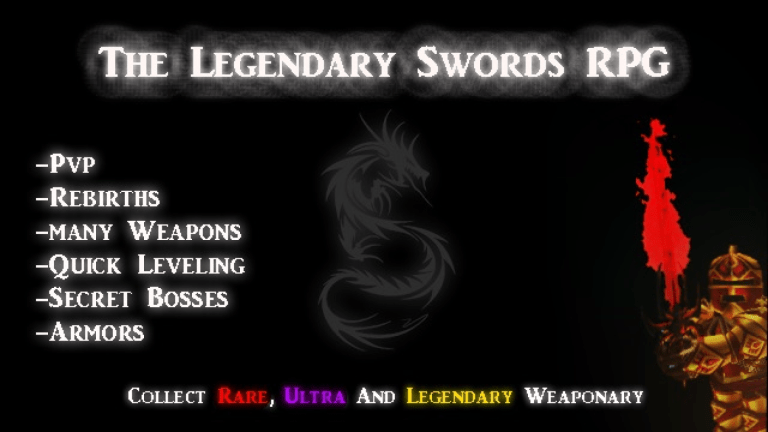 The Legendary Swords RPG Infinite Rebirth Roblox Scripts