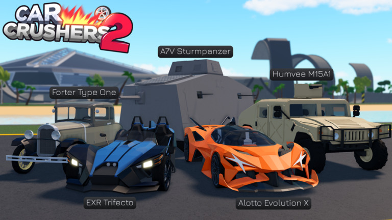 Car Crushers 2 Gui Al Auto Farm Overpowered Roblox Scripts