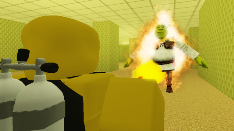 Shrek In The Backrooms Annoy Instant Kill Ent Roblox Scripts