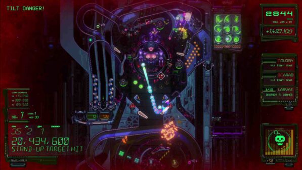 XENOTILT HOSTILE PINBALL ACTION Free Download By Worldofpcgames