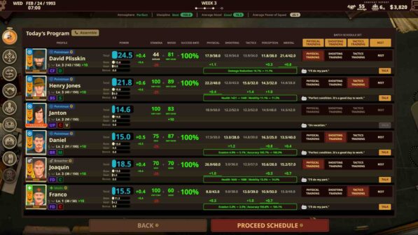 Private Military Manager Tactical Auto Battler Steam Game