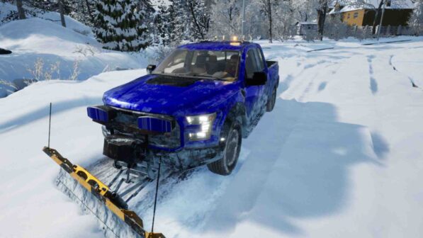Snow Plowing Simulator GamePlay