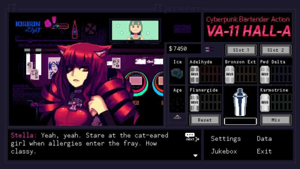 VA-11 Hall-A Cyberpunk Bartender Action Online