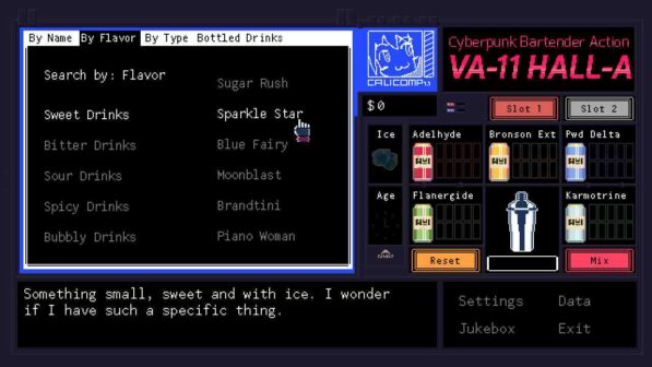 VA-11 Hall-A Cyberpunk Bartender Action Steam Game