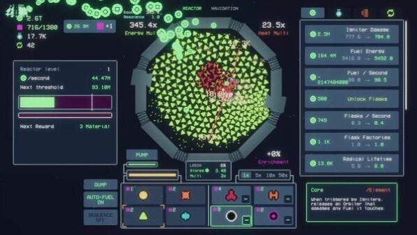 Feed the Reactor Gameplay