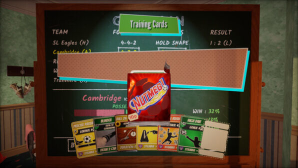 NUTMEG! A Nostalgic Deckbuilding Football Manager Gameplay